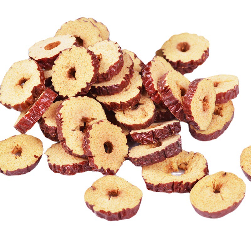 Xinjiang Ruoqiang Dried Jujube Rings, Pitted Red Jujube Rings, Red Jujube Slices, Snacks, Tea, Food Additions