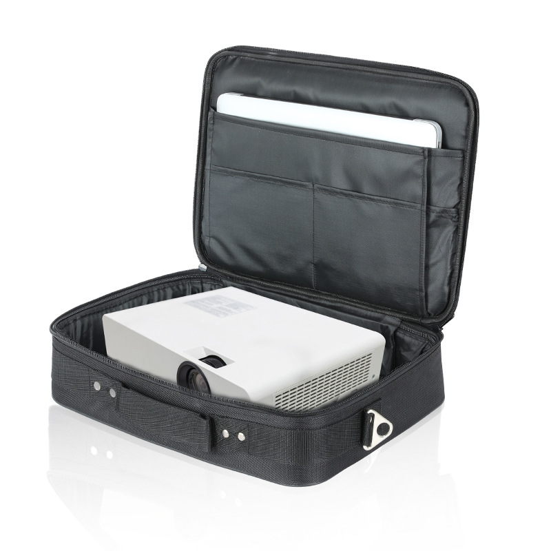 Oxford Cloth Projector Bag, Lightweight Large-Capacity Shoulder Bag for Work, Leisure and Travel, Shock-Proof Protection, Portable Storage Bag