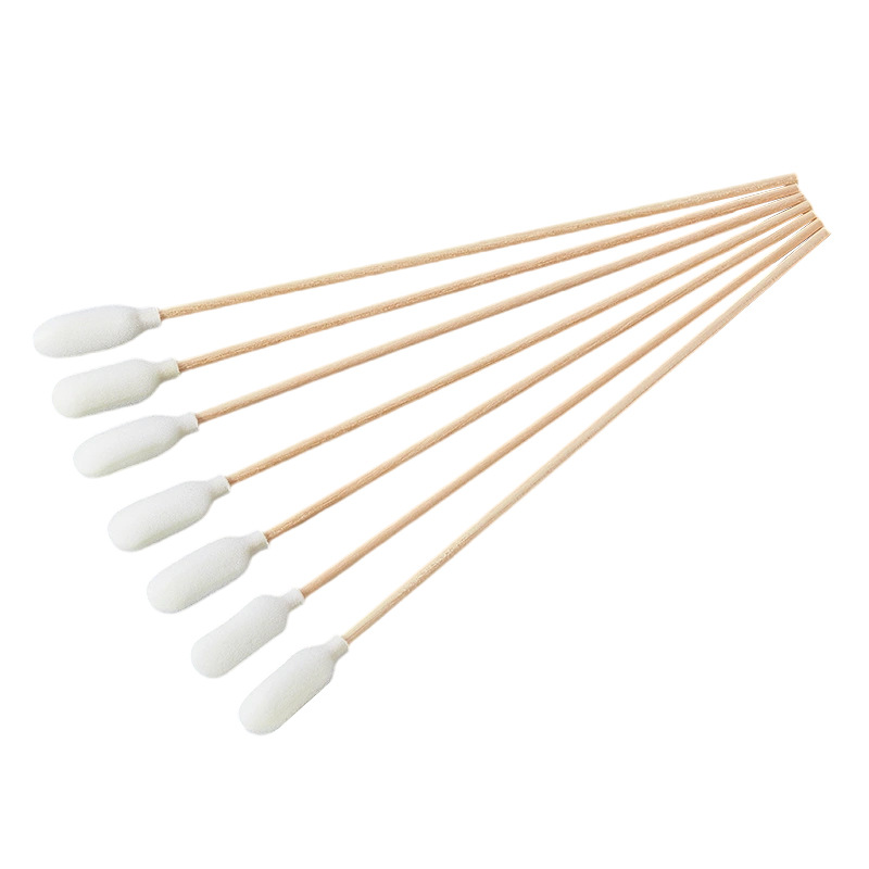 1013D sponge wipe stick wooden pole cotton swab sponge head cotton swab dust-free purification cotton swab cotton swab manufacturer