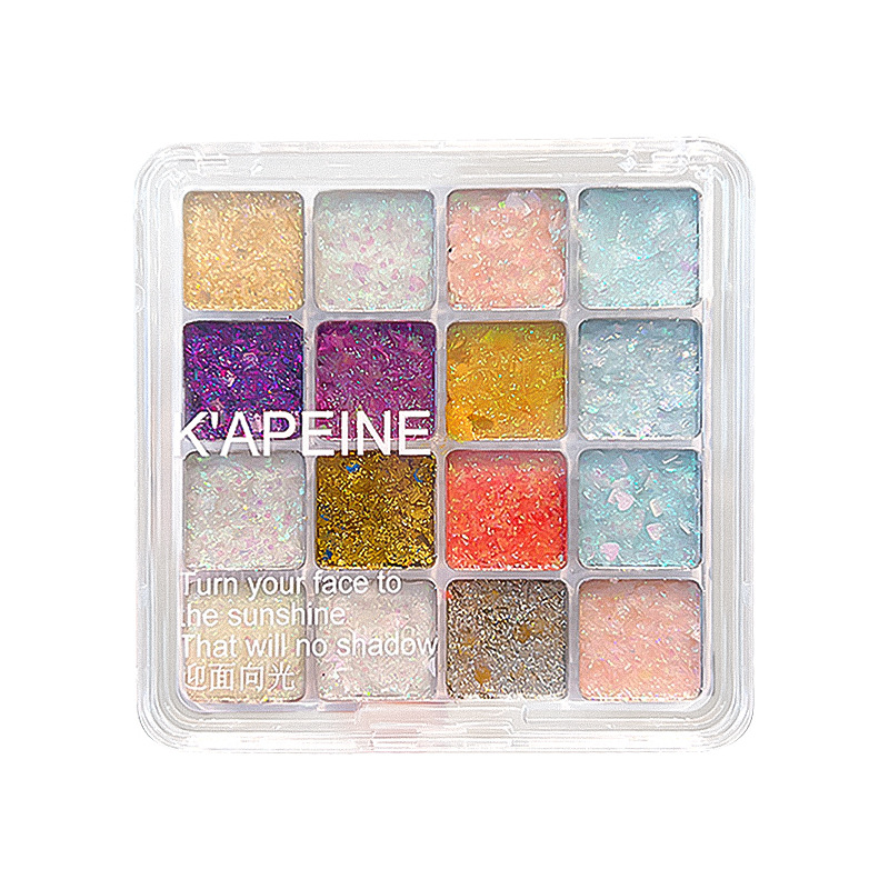 Children's Stage Makeup Eye Shadow Glitter Sequins Face Super Shiny Crystal Eye Makeup Performance Makeup Special Cosmetics