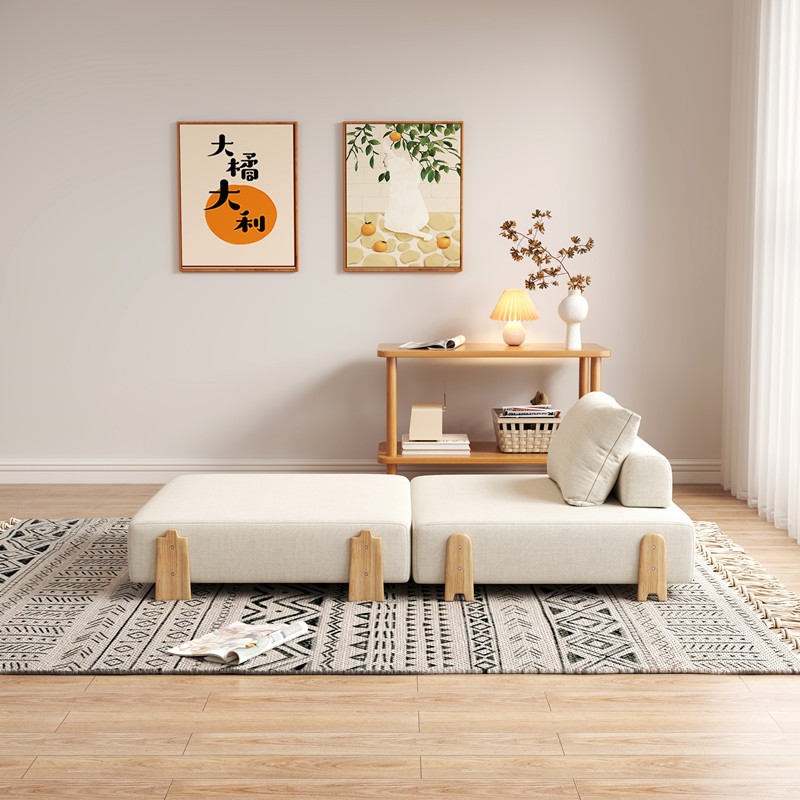 Dual-Purpose Arhat Bed, Essential Lazy Sofa Bed, Foldable, Simple Style, Easy to Operate, Multifunctional Sofa Bed