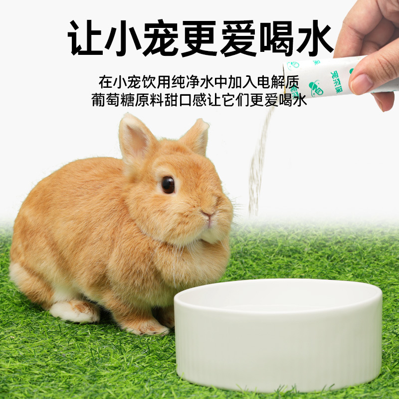Pet Naibao Small Pet Health Care Product Electrolyte Powder Rabbit Hamster Golden Bear Guinea Pig Chinchilla Sugar Glider Nutritional Supplement