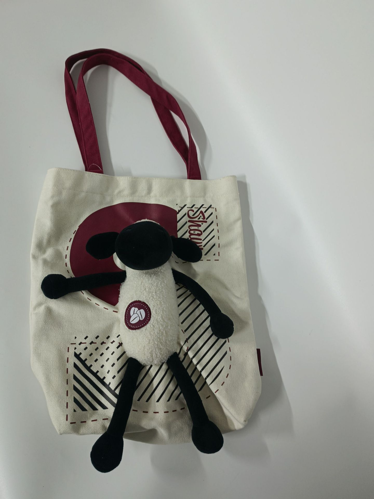 Canvas Doll Bag Cross-Body Bag Kidsren's Plush Bag Plush Toy Cross-Body Bag Wedding Throw Doll Catching Doll