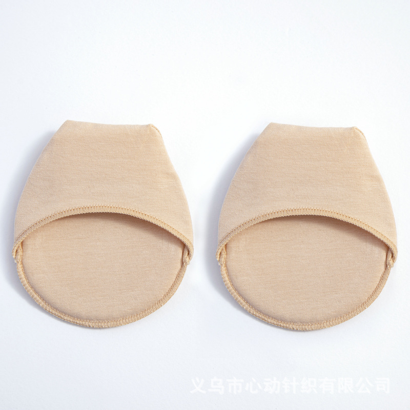 Summer New Cotton Half Palm Socks Shallow Mouth Non-slip Anti-pain Invisible Women Boat Socks Thin High Heels Pocket Pad Socks