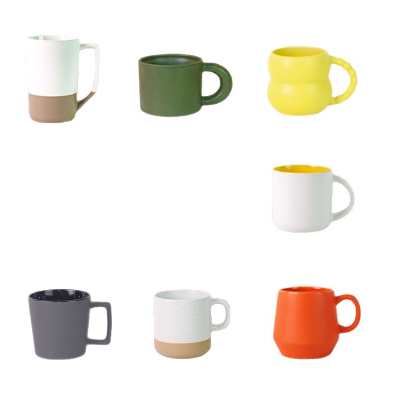 Mug Wholesale Ceramic Cup Creative Colorful Coffee Cup Custom Logo Opening Event Advertising Gift Cup