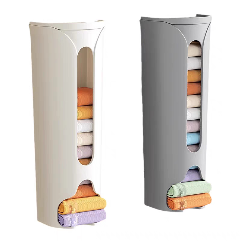 Настенный многофункциональный ящик для хранения, пластиковый, для нижнего белья и носок