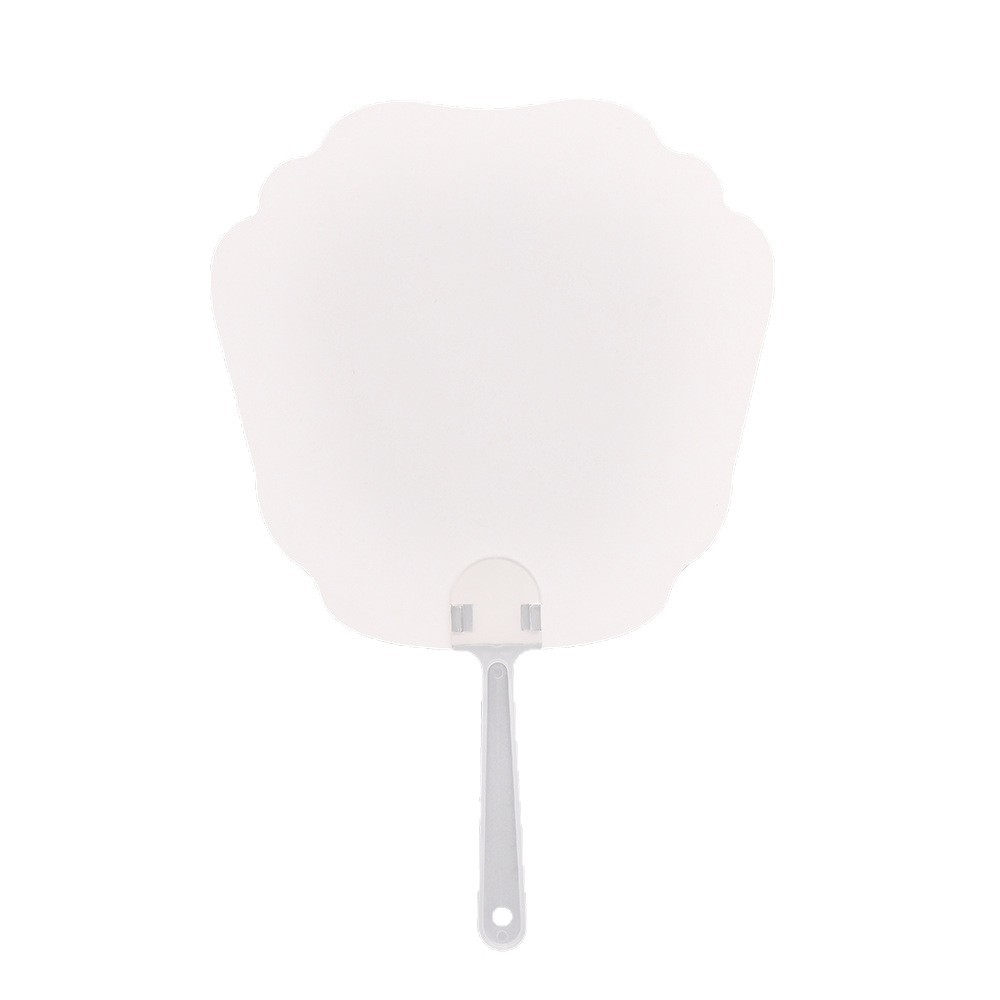 blank diy fan primary school students summer handmade activity drawing small gift kindergarten children hand-held small fan