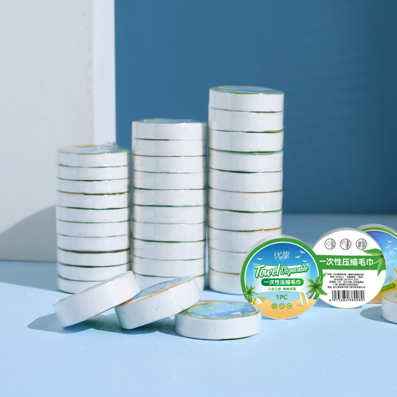 Фабричное одноразовое полотенце, сжатое, нетканое, гостиничные принадлежности, оптовая продажа