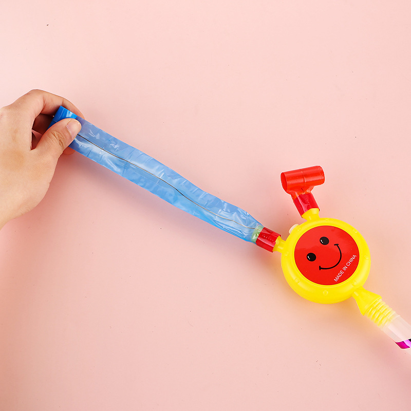 Vendor Pushing Gift Long Rod Horn Whistle Blowing Roll Children's Toy Party Large Blowing Dragon Smiley Blowing Dragon