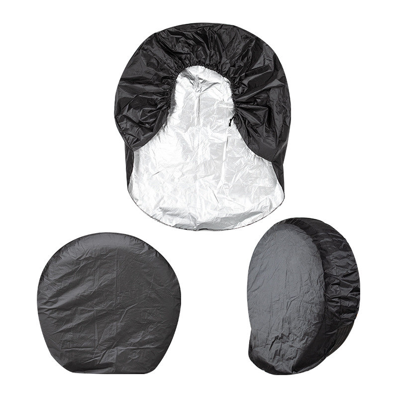 Car Tire Cover Rv Camping Style Car Tire Protective Cover Rainproof and Sunproof Spare Tire Cover Universal Car Spare Tire Cover