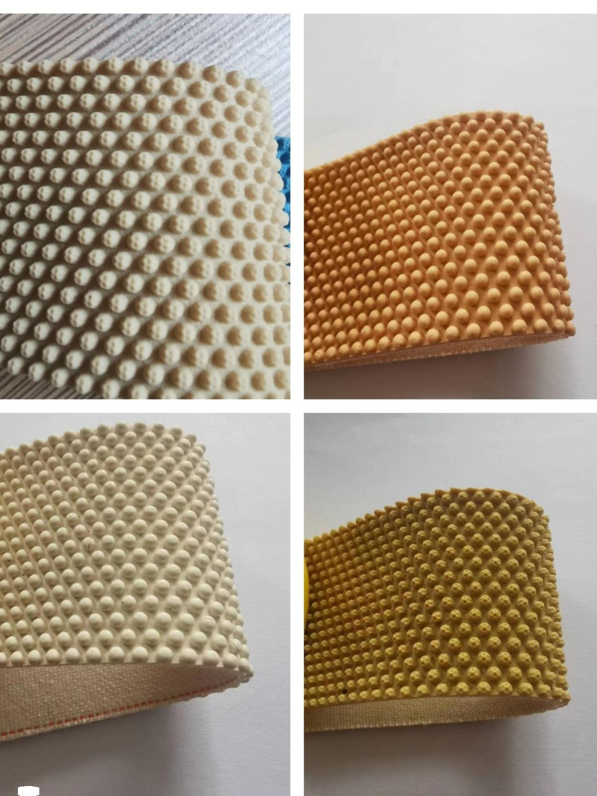 Fabric Inspection and Rolling Machine with Grain Surface, Anti-Slip Rubber Roller, Rough Surface Rubber Belt, Textile Machine Roller Rubber Roll Particles