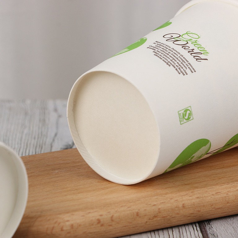 Thickened Disposable Paper Cup Spot Wholesaler Household Disposable Drinking Paper Cup Advertising Cup Printable Logo