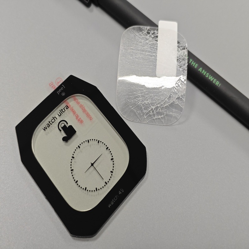 Suitable for Apple Ultra Second Positioning Artifact Black Artifact Watch Tempered Film Glass Film