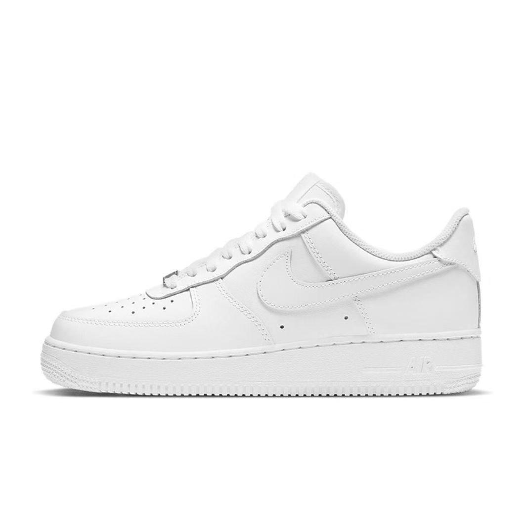 Simple Comfortable Multi-style All-match Casual Sports Fashion Board Shoes Men's and Women's Pure White Four Seasons Low-top White Shoes