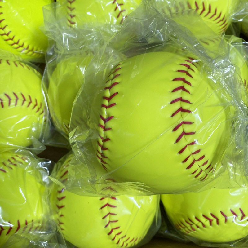 Софтбол 12 дюймов, стандартный, из коровьей кожи, PVC, двухслойный, для профессиональных тренировок