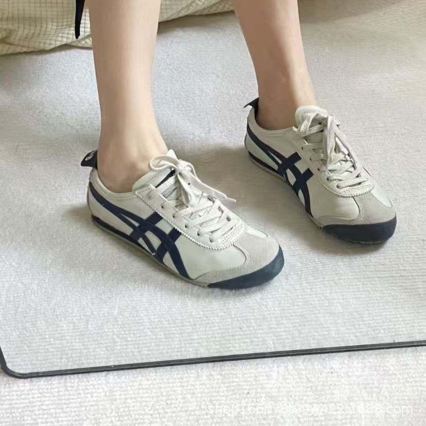 Pure Original Putian Classic Onitsuka Tiger Tiger Buzz Lightyear Black and White Retro Men's and Women's Dexun Shoes Slip-On Sneakers