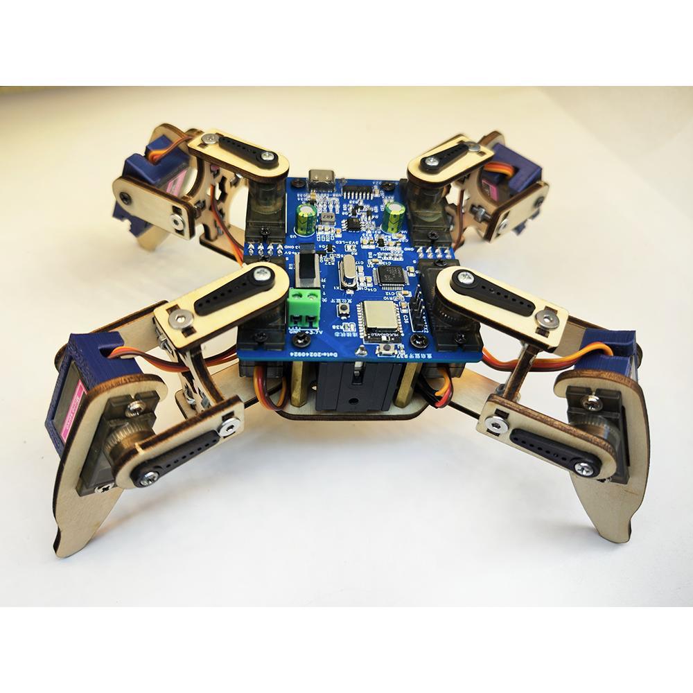Bionic Spider Quadruped Kit Assembled Robot Servo Driver Board Arduino Programming Education Leidezhu