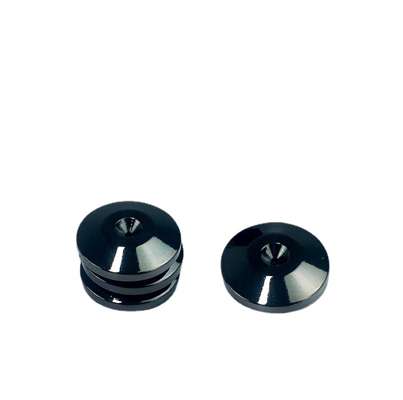 Pure Copper 24K Gold-Plated Black Nickel-Plated Gasket Speaker Rack Audio Rack Tripod Surround Bracket Shock-Absorbing Copper Foot Nail