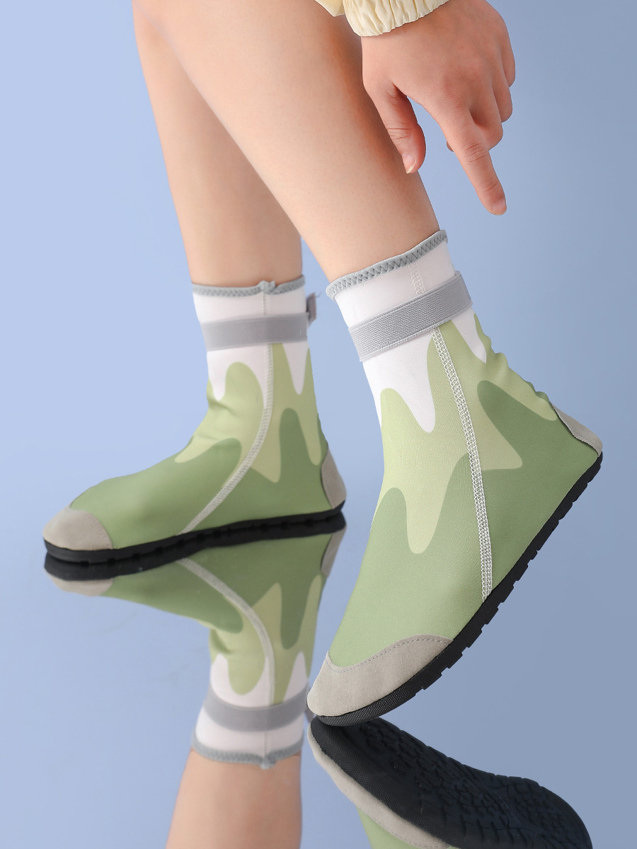 Adult High-Top Beach Shoes for Women, Non-Slip, Quick-Drying, Outdoor Anti-Cut Swimming, Snorkeling, Rafting and Seawater Shoes for Men and Women