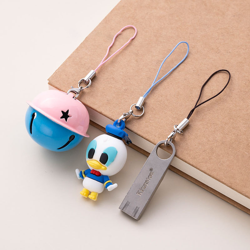 Color mobile phone chain lanyard handmade jewelry diy small lobster clasp hanging rope toy doll lanyard can be sent across the border