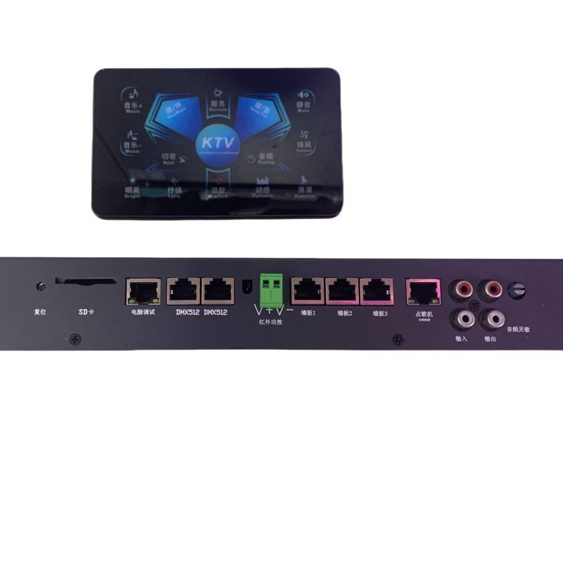 Ktv Private Room 512 Smart Lighting Controller Touch Screen Can Be Connected to Light with Controller Moving Head Light Karaoke Machine