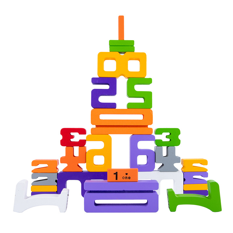 Sumblox digital building blocks large particle wooden Teaching Building Blocks Children's logic puzzle brain-moving early education toys