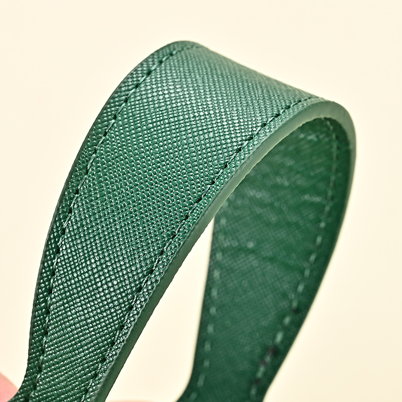 in stock PU leather handle gift box leather handle luggage accessories festival moon cake packaging box handle wholesale