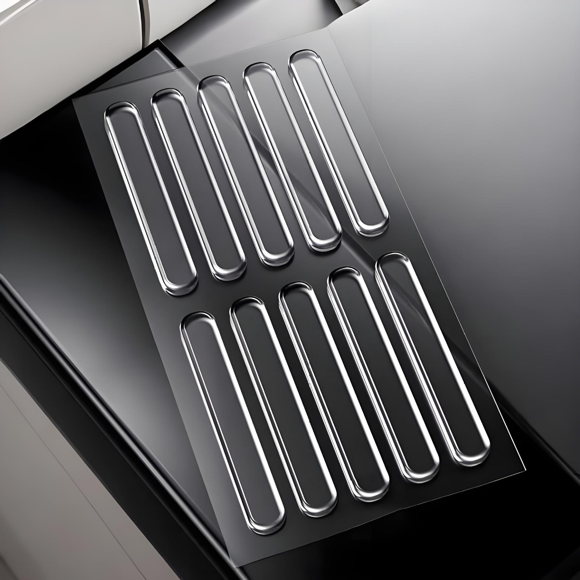 Manufacturers Supply Punch-Free, Traceless Silicone Anti-Collision Strips, Anti-Slip Strips, Door Handle Silicone Strips, Car Anti-Collision Strips