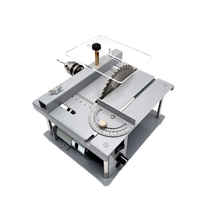 Small multi-functional mini table saw drama DIY model precision chainsaw mini metal small household cutting machine