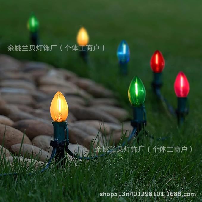 Supply of C7E12100-130Vpc or Glass Lampshade Light String Bulbs, Small Dimmable Energy-Saving Led Light Strings