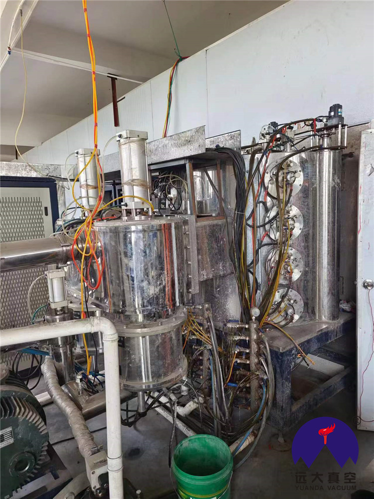1300 Molecular Pump Medium Frequency Multi Arc Vacuum Coating Machine Spot Used Transfer Can Install 4 Pairs of Medium Frequency