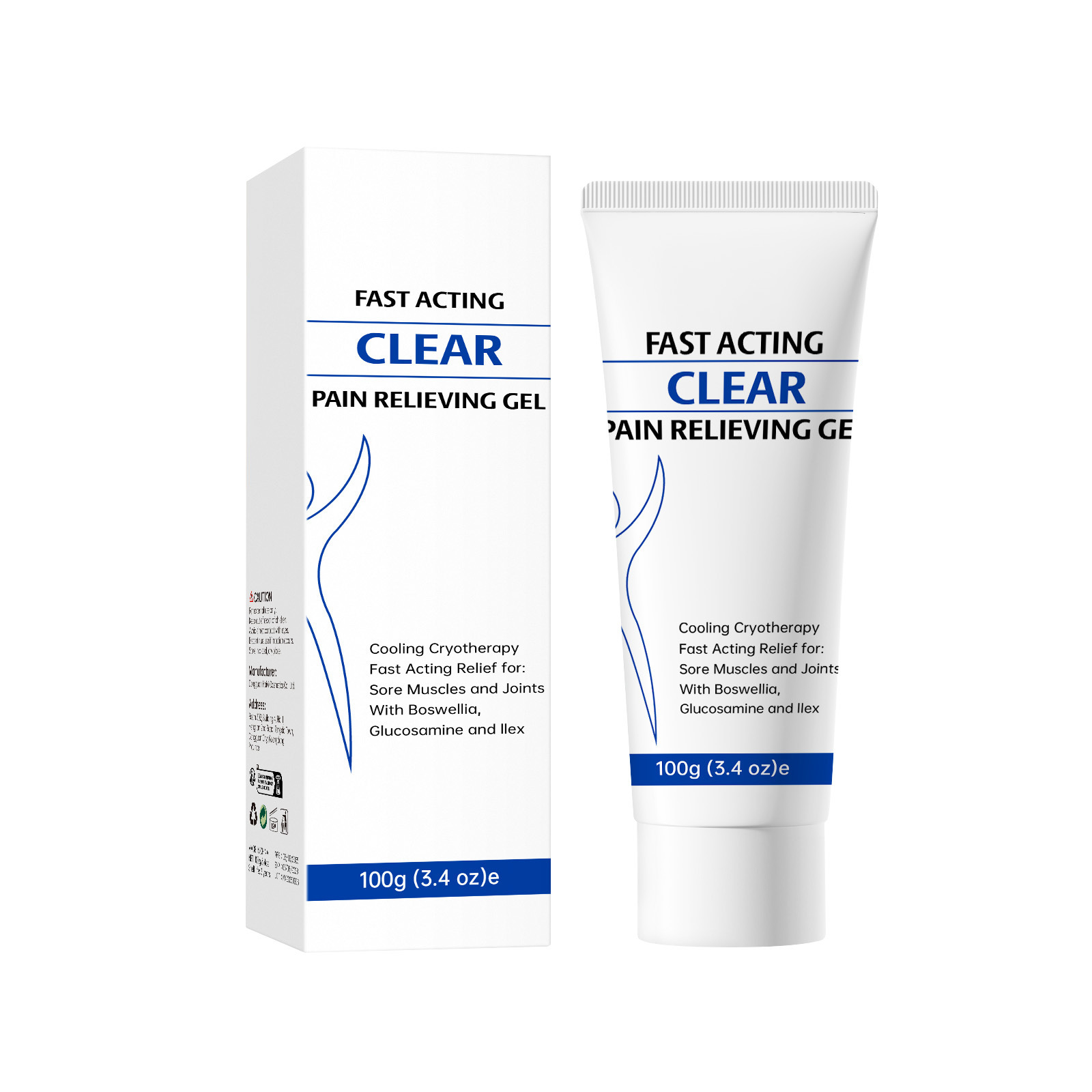 Cross-border TK soothing body bacteriostatic soothing muscle movement joint shoulder neck body relief gel 100g