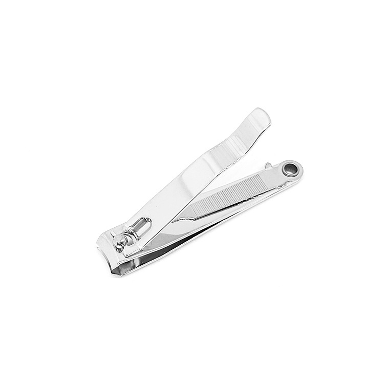 Factory Direct Sales Flat Mouth Carbon Steel Nail Clipper with File 618 Large Adult Household Manicure Tool