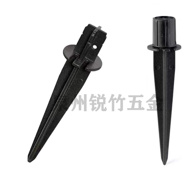 Factory Direct aluminum alloy ground plug lawn garden park ground rod tent pin outdoor lamp fixing accessories