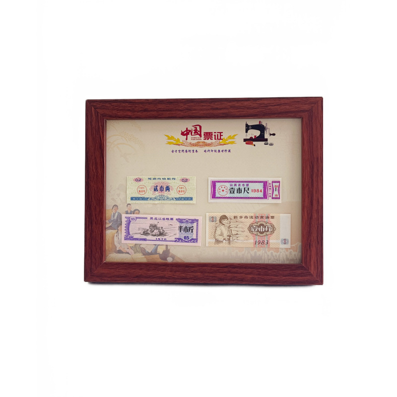 Factory Direct Sales, Ticket Collection Ornaments, Grain Tickets, Cloth Ticket Collection, Gift Decorations with Packaging Boxes, One Piece Dropshipping