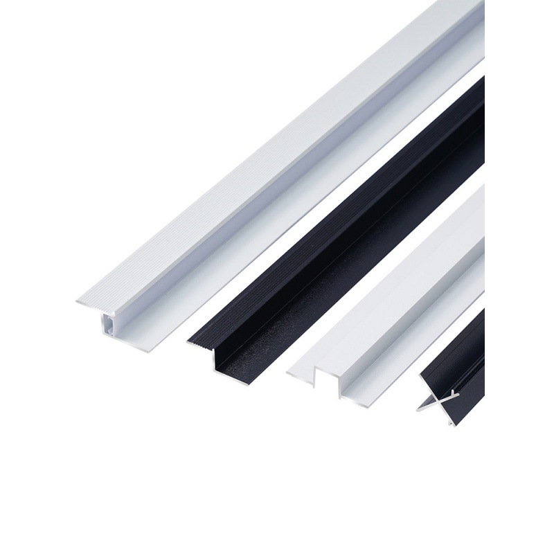 Gypsum Board Suspended Ceiling Embedded Edge Decorative Panel Ceiling Closing Strip Aluminum Alloy Thickeneded Seam Aluminum Hanging Board Technology
