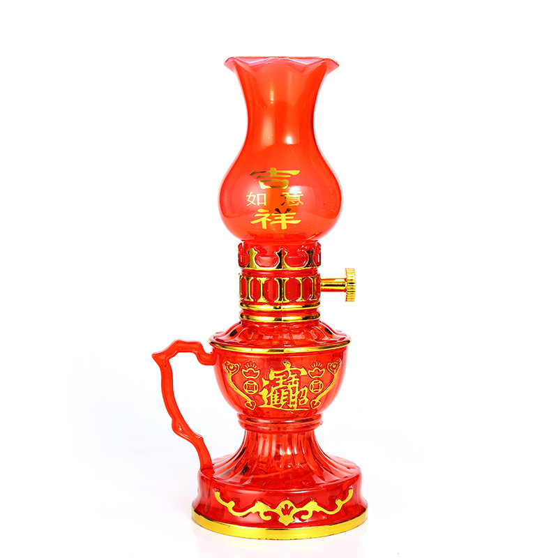 Simulation of electronic butter lamp plug-in flame swing candle kerosene lamp landlord's kitchen table lamp fortune lamp