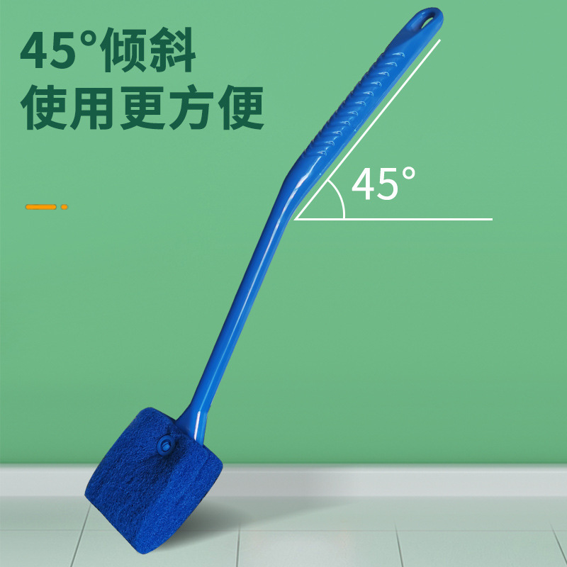 Fish tank brush cleaning long handle no dead angle cleaning artifact cleaning tool scrubbing glass inner wall special algae removal brush