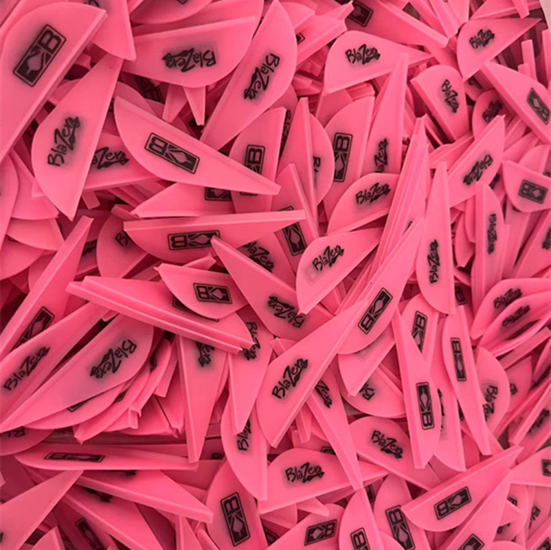 Arrow feather rubber feather 2 inch braze TPU feather practice arrow arrow feather rubber feather