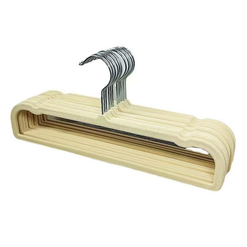 Household Non-slip Non-trace Cabinet Special Pants Rack Finisher recommend Non-slip Flocking Clothes Drying Bedroom Thick Pants Rack