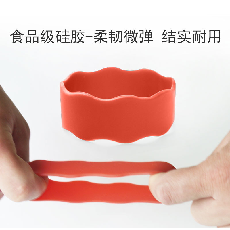 Amazon maternal and child supplies feeding bottle cup cover food grade silicone feeding bottle anti-insulation cover hollow feeding bottle water cup cover