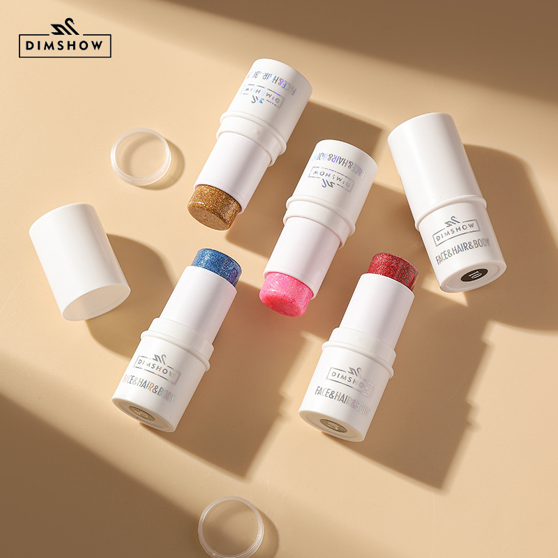 Cross-border makeup 8-color stage makeup face flash eye shadow beauty makeup colorful body sequins stick foreign trade wholesale