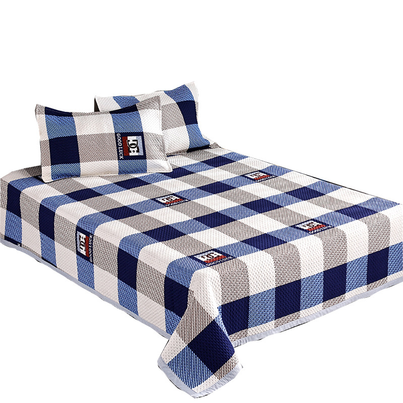 Factory wholesale bed cover four seasons universal double-sided dual-use quilted non-wrinkle non-slip bed sheet cover extra large Kang blanket