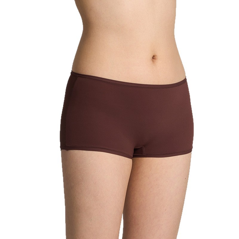 Skims Kardashian Same Style Underwear Cross-Border Popular High-Elastic Nude Antibacterial Mid-Waist Sports Boxer Briefs