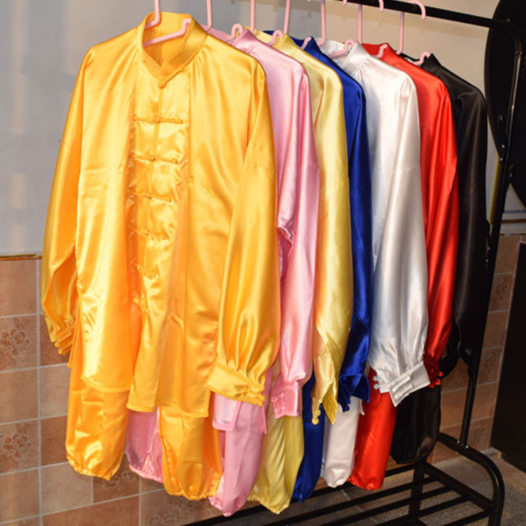 Wholesale Tai Chi Clothing Adult Elastic Silk Tai Chi Clothing Men's and Women's South Korean Silk Martial Arts Performance Clothing Practice Clothing