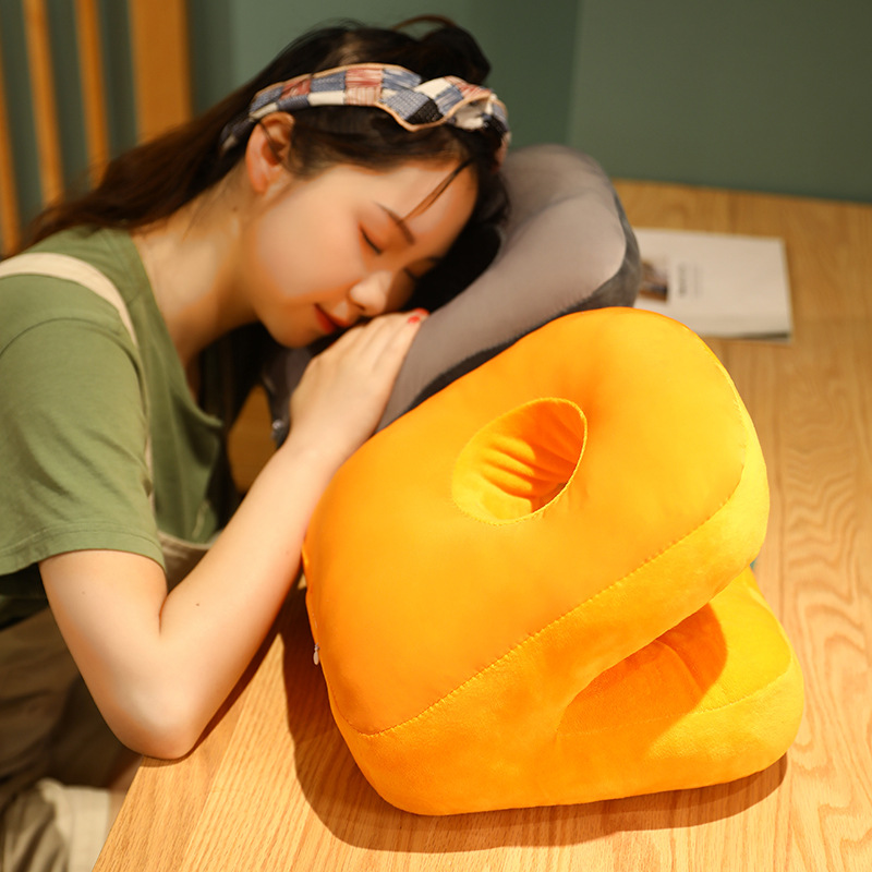 Summer Ice Silk Nap Pillow for Office Primary School Students Lunch Break Pillow Lying Pillow Children Lying Pillow Sleeping Pillow
