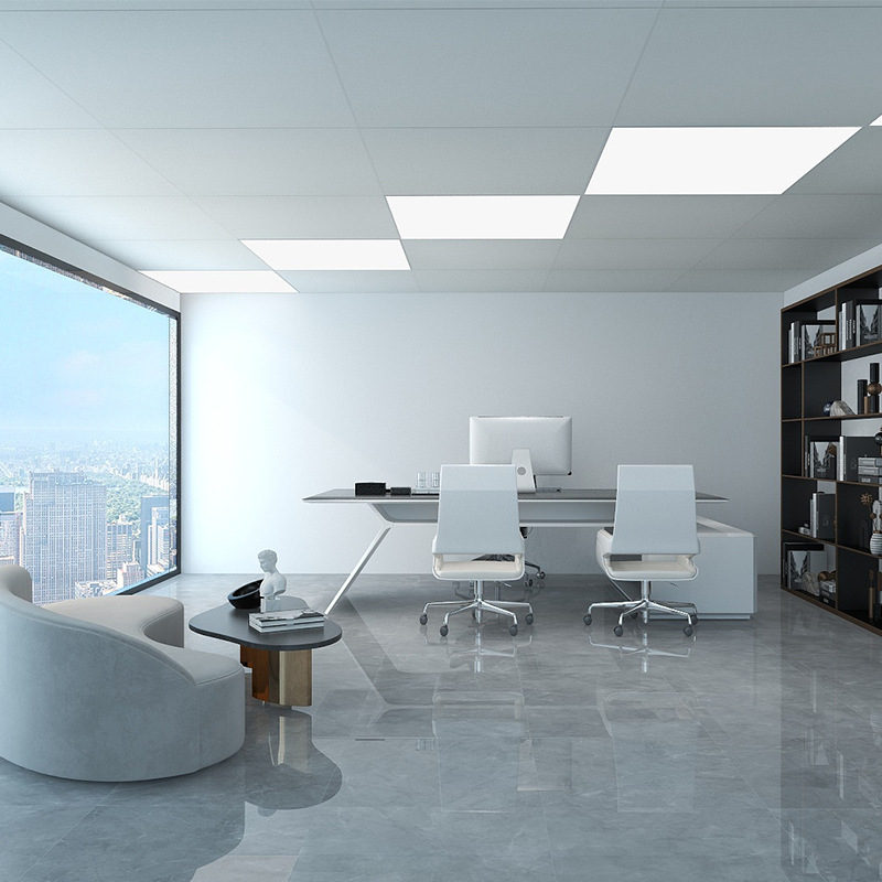 in stock integrated ceiling matte white 600*600 aluminum gusset kitchen school office full set of accessories materials