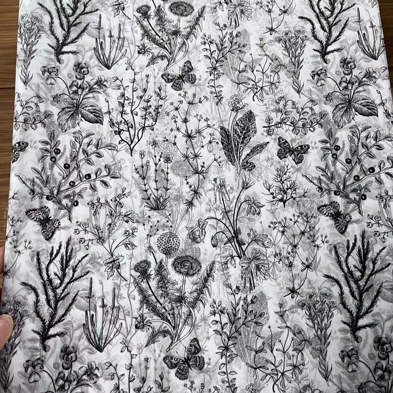 17g Sydney Paper Printing Copy Paper Clothing Flower Gift Moisture-Proof Wrapping Paper Tissue Paper Wax Paper Printing Logo