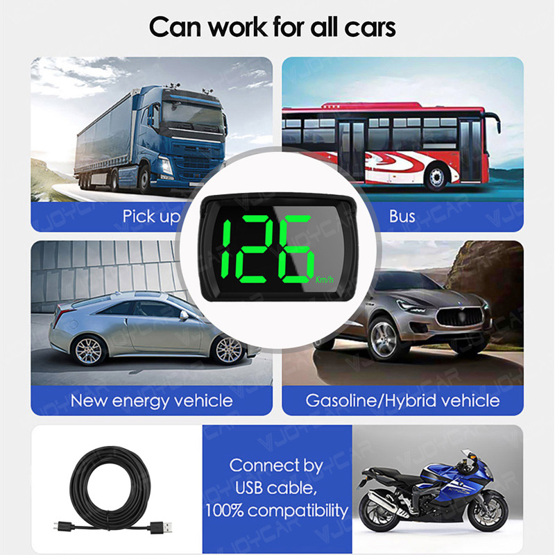 Head-Up Display Car Speed Car Speed Speedometer Dashboard Hud Car Gps Universal Popular Head-Up Code Meter