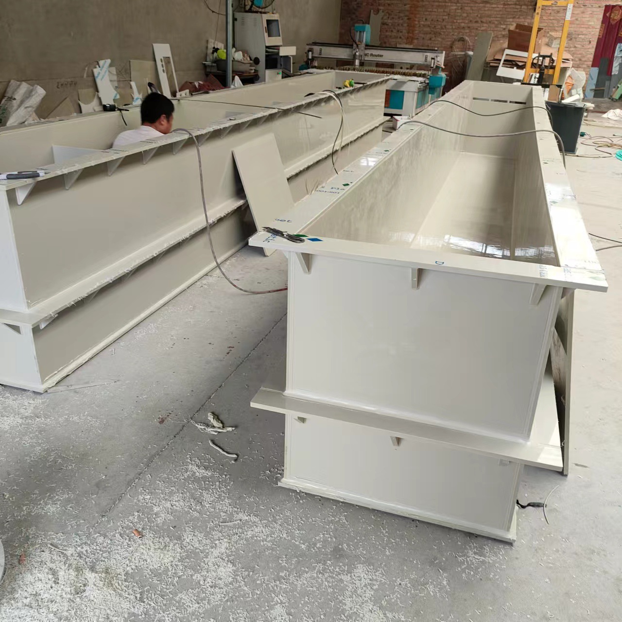 Оптовая продажа производителей, PP химическая раковина, устойчивая к кислотам и щелочам, осадочная емкость, производители пластиковых раковин PP, продажи коррозии